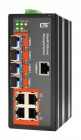 16/8/4 xGbE RJ45+ 4/12 x100/1000Base-X SFP Managed industrial switch